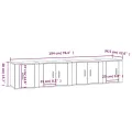 Ensemble de meubles TV 4 pcs Blanc brillant Bois d'ingénierie