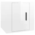 Ensemble de meubles TV 5 pcs Blanc brillant Bois d'ingénierie