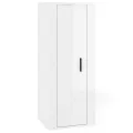 Ensemble de meubles TV 5 pcs Blanc brillant Bois d'ingénierie