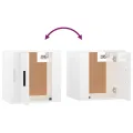 Ensemble de meubles TV 5 pcs Blanc brillant Bois d'ingénierie