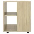 Armoire à roulettes Chêne Sonoma 60x53x72 cm Aggloméré