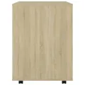 Armoire à roulettes Chêne Sonoma 60x53x72 cm Aggloméré