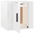 Meuble TV mural Blanc brillant 40x34,5x40 cm