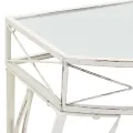 Table d'appoint Style français Métal 82 x 39 x 76 cm Blanc