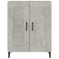 Buffet Gris béton 69,5x34x90 cm Bois d'ingénierie
