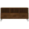 Meuble TV chêne marron 102x36x50 cm bois d'ingénierie