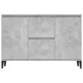 Buffet Gris béton 104x35x70 cm Aggloméré