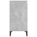 Buffet Gris béton 104x35x70 cm Aggloméré