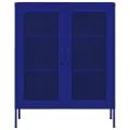 Armoire de rangement Bleu marine 80x35x101,5 cm Acier