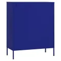 Armoire de rangement Bleu marine 80x35x101,5 cm Acier