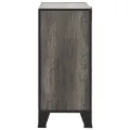 Armoire de rangement Gris 72x36x82 cm Métal et MDF