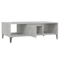 Table basse Gris béton 103,5x60x35 cm Aggloméré