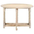 Table de salle à manger Rond 110x76 cm Bois de manguier massif