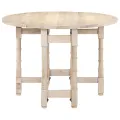 Table de salle à manger Rond 110x76 cm Bois de manguier massif