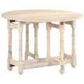 Table de salle à manger Rond 110x76 cm Bois de manguier massif