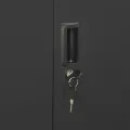 Armoire de bureau Anthracite 90x40x180 cm Acier