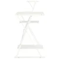 Bureau avec étagère Blanc 116x50x93 cm