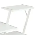 Bureau avec étagère Blanc 116x50x93 cm