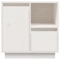 Tables de chevet 2 pcs Blanc 50x34x50 cm Bois de pin massif
