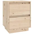 Tables de chevet 2 pcs 40x35x50 cm Bois de pin solide