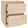 Tables de chevet 2 pcs 40x35x50 cm Bois de pin solide