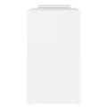 Meuble TV Blanc 104x30x52 cm Aggloméré