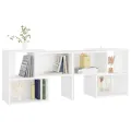 Meuble TV Blanc 104x30x52 cm Aggloméré