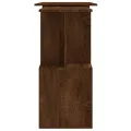 Bureau d'angle Chêne marron 200x50x76 cm Bois d'ingénierie