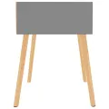 Tables de chevet 2 pcs Gris 40x40x56 cm Aggloméré