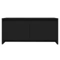 Table basse Noir 90x50x41,5 cm Aggloméré