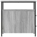 Tables de chevet 2 pcs sonoma gris 30x60x60cm bois d'ingénierie