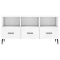 Meuble TV blanc 102x36x50 cm bois d'ingénierie