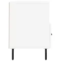 Meuble TV blanc 102x36x50 cm bois d'ingénierie