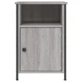 Tables de chevet 2 pcs sonoma gris 40x42x60cm bois d'ingénierie
