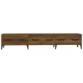 Meuble TV Chêne marron 150x34,5x30 cm Bois d'ingénierie
