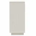 Buffets 2 pcs Blanc 32x34x75 cm Bois massif de pin