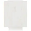 Meuble TV Blanc 110x30x40 cm Bois de pin massif