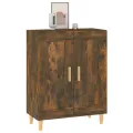 Buffet Chêne fumé 69,5x34x90 cm Bois d'ingénierie