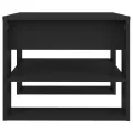 Table basse Noir 55,5x55x45 cm Bois d'ingénierie