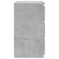 Table de chevet Gris béton 40x35x62,5 cm Aggloméré