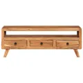 Meuble TV 110x30x40 cm Bois d'acacia massif