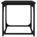 Table d'appoint Noir 40x40x40 cm Bois d'ingénierie