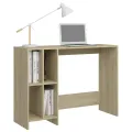Bureau d'ordinateur portable Chêne 102,5x35x75 cm Aggloméré