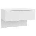 Table de chevet murale Blanc