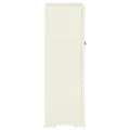 Armoire plastique 79x43x125 cm design bois glace à la vanille