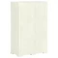 Armoire plastique 79x43x125 cm design bois glace à la vanille