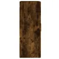Armoires murales 2 pcs chêne fumé bois d'ingénierie