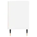 Meuble TV blanc 69,5 x 30 x 50 cm bois d'ingénierie