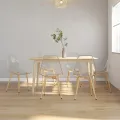 Chaises à manger lot de 6 Transparent PET