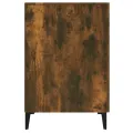 Bureau Chêne fumé 140x50x75 cm Bois d'ingénierie